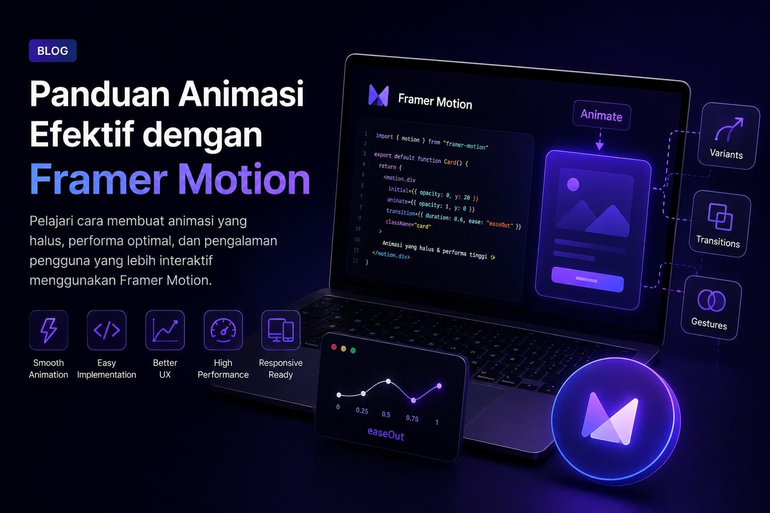 Membangun Pengalaman Premium: Panduan Animasi Efektif dengan Framer Motion